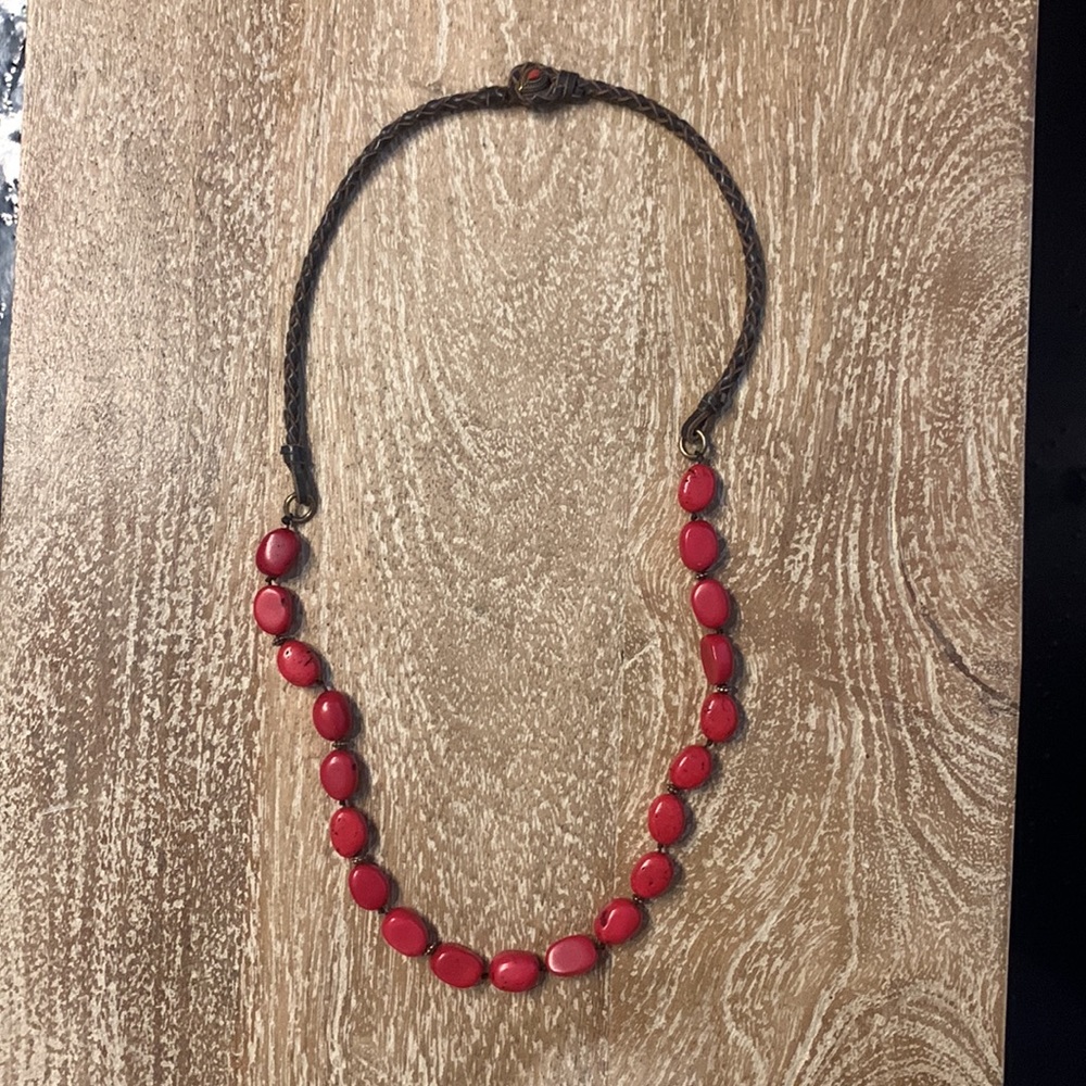 Vintage lucky brand necklace but can be worn as a cuff bracelet preowned